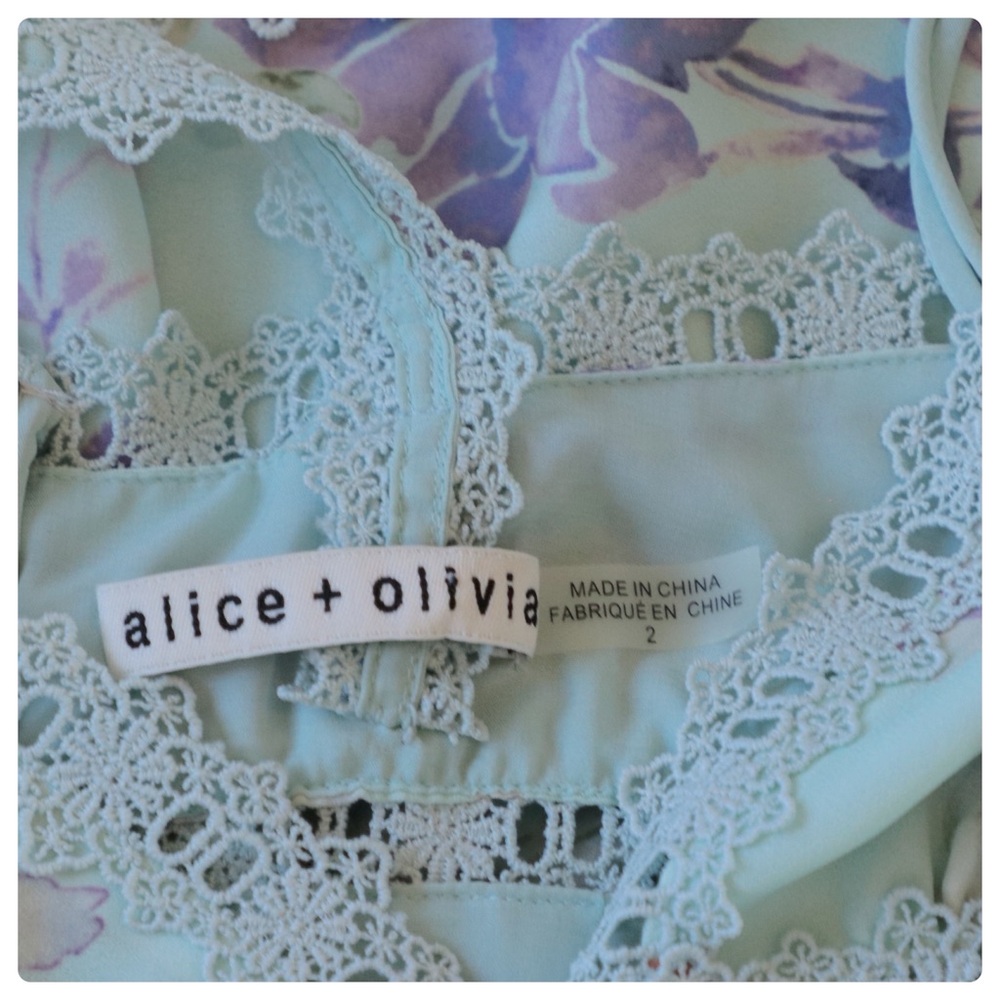 ALICE + OLIVIA Karolina Tiered Floral Maxi Dress - Picture 11 of 12